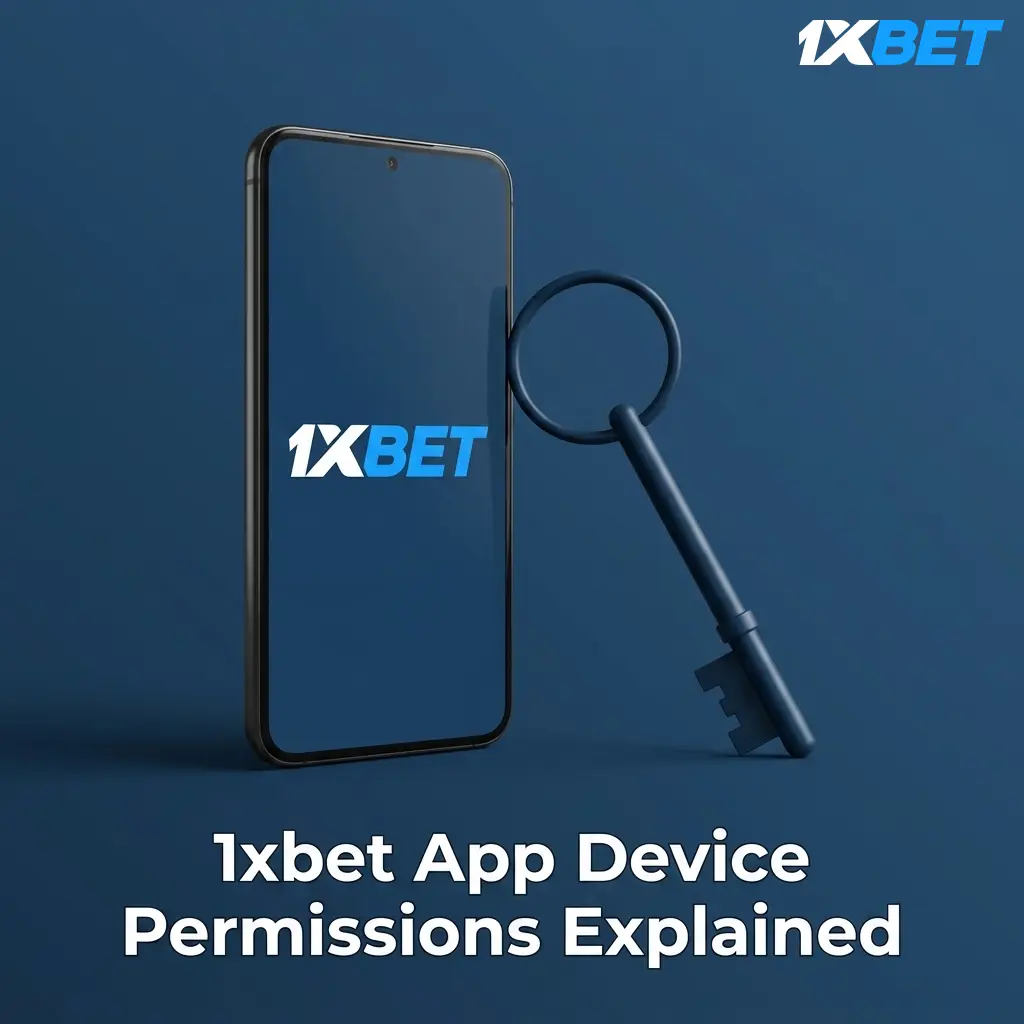1xbet Android app device permissions including storage, camera, internet, biometric, and notification access explained