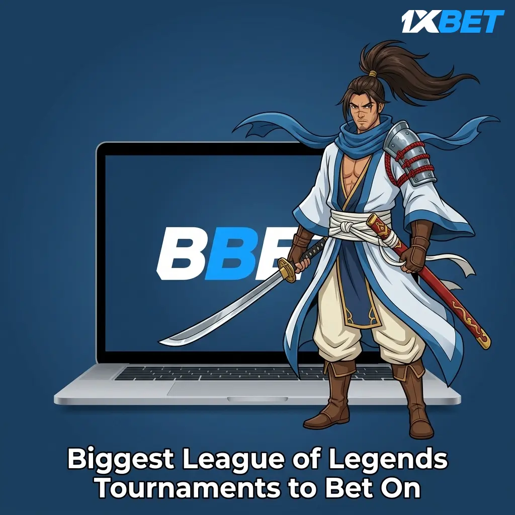 League of Legends major tournaments including Worlds, MSI, LCK, LPL and LEC available for betting on 1xbet