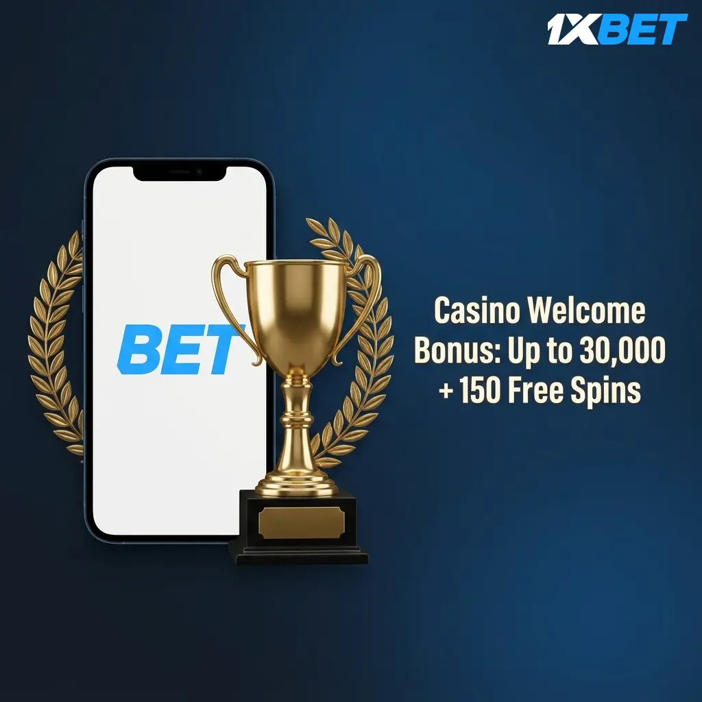 Casino welcome bonus offering 100% match up to 30,000 PKR plus 150 free spins on first deposit