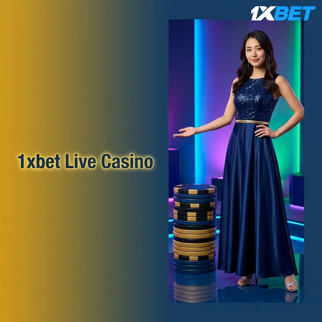 1xbet live casino with real dealers streaming HD roulette, blackjack, baccarat, and game shows from professional studios
