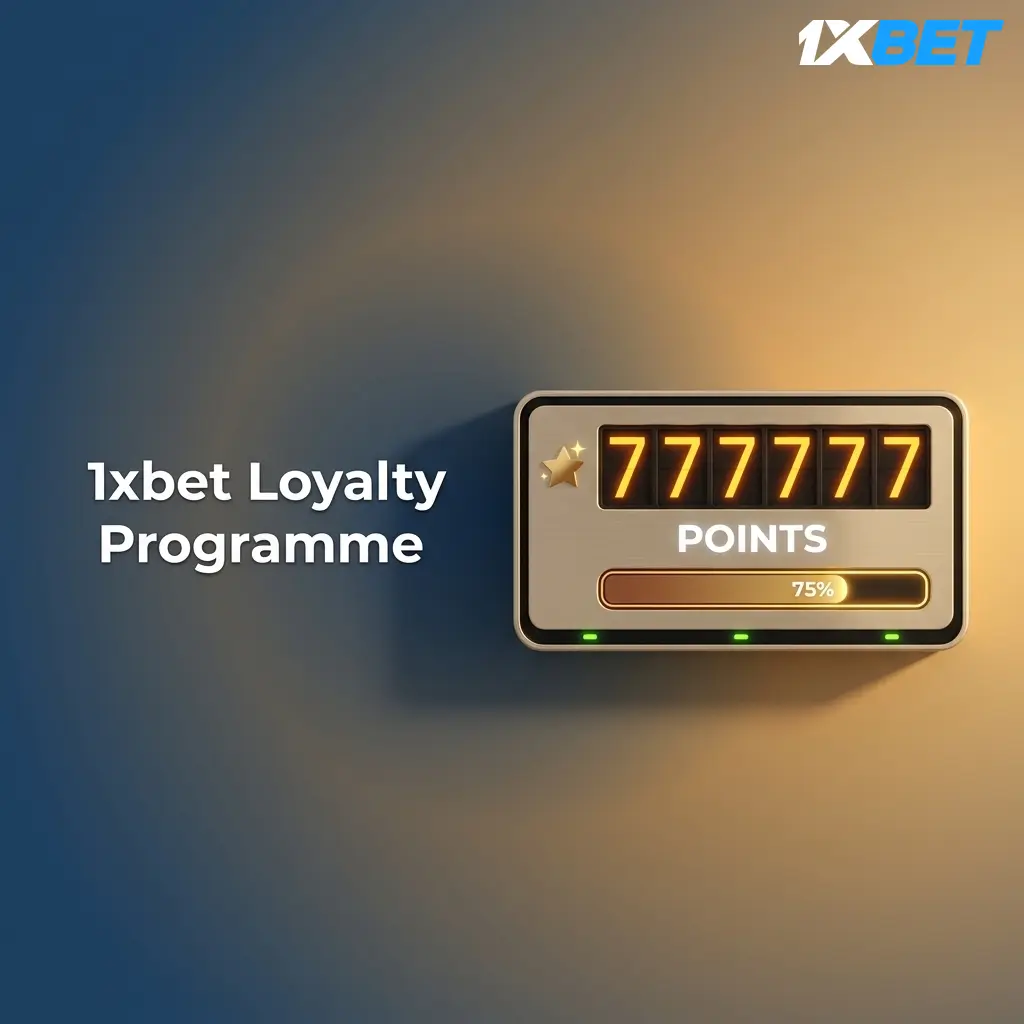 1xbet loyalty programme tier chart showing 8 levels from Newbie to Top with X-points requirements for Pakistani players