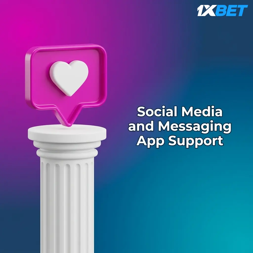 1xbet social media and messaging app support channels including Telegram, Facebook, X, Instagram, and WhatsApp for Pakistan users