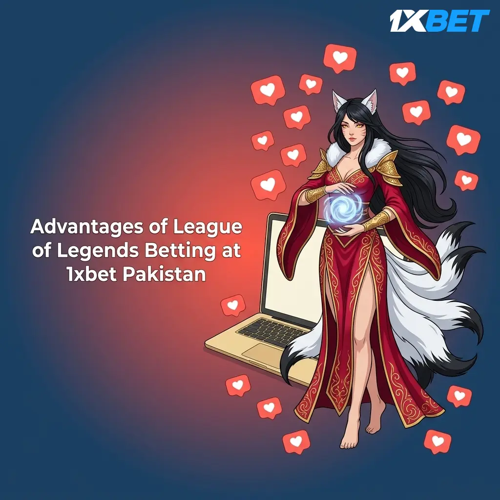1xbet Pakistan LoL betting advantages including welcome bonus, local payments, odds, support, and mobile app