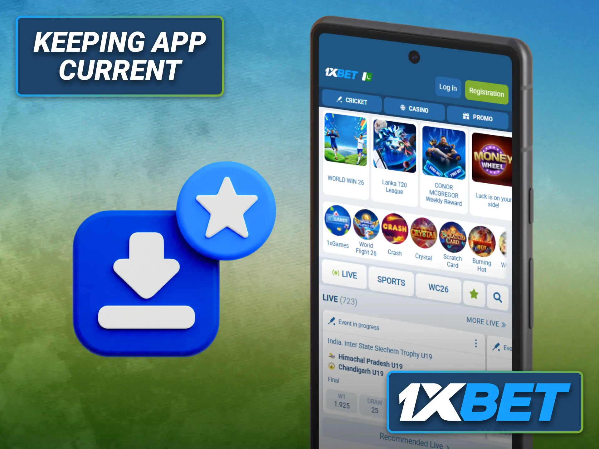 Keep the 1xbet Android app updated for smoother performance and new features.