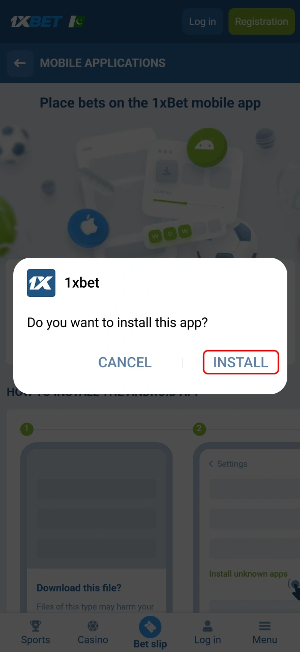 Install and launch the 1xbet Android app to begin your betting experience.