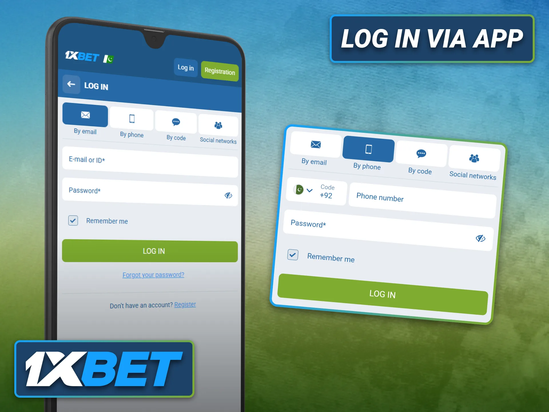 Sign in securely using the 1xbet Android app and access your account.