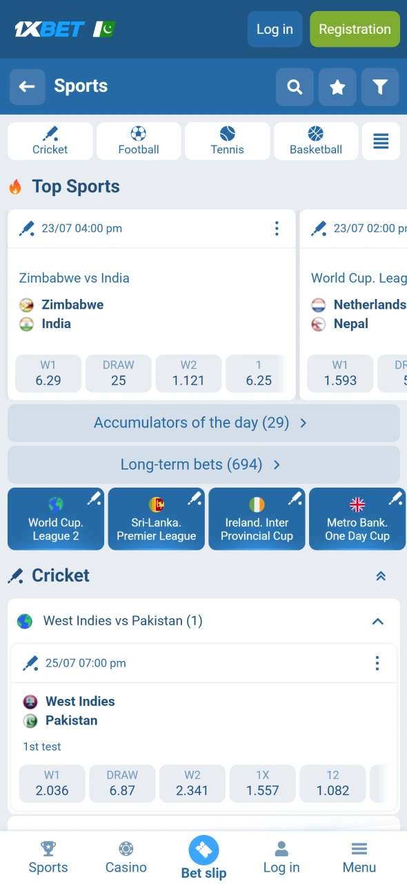 Place betting selections through the 1xbet Android app with smooth navigation.