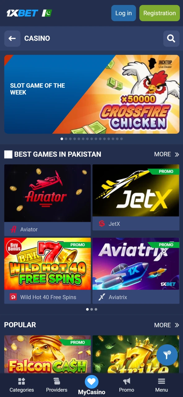 Enjoy casino entertainment using the 1xbet iOS app wherever you are.