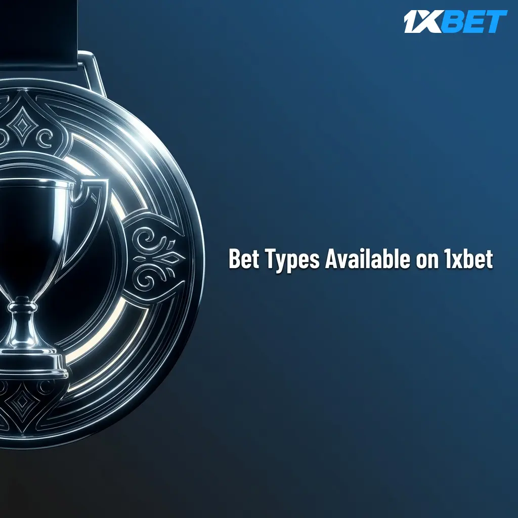 Single, Express, and System bet types available on 1xbet for pre-match and live markets