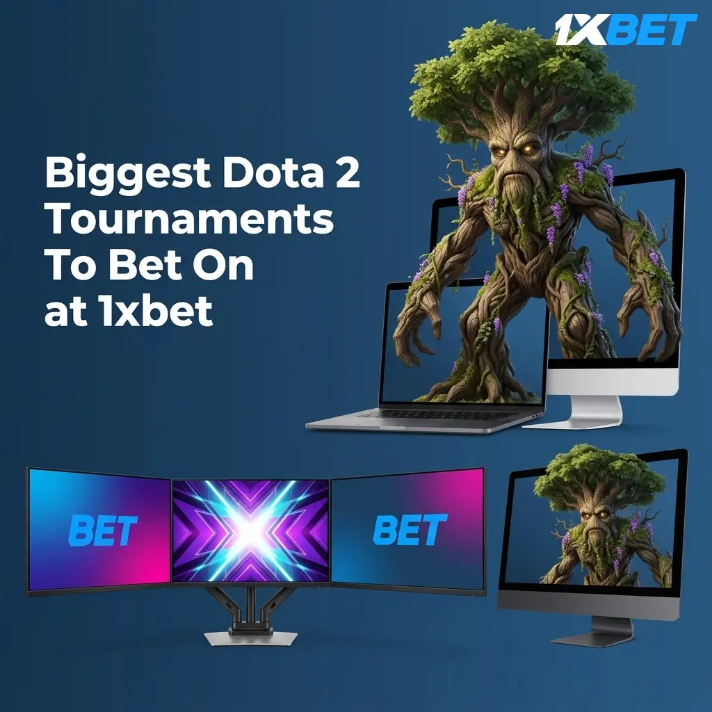 Biggest Dota 2 tournaments to bet on at 1xbet including The International, ESL One, PGL Majors and EWC