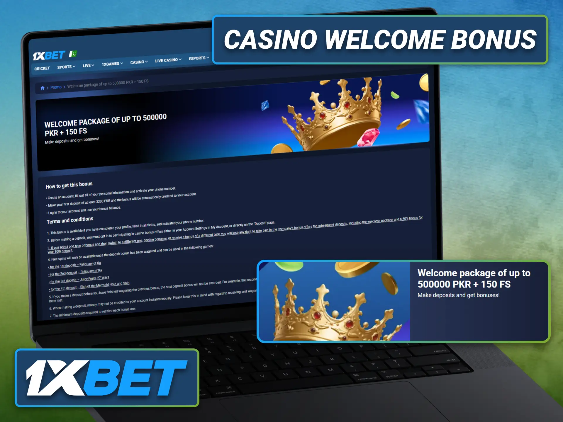 Claim the 1xbet welcome casino offer and begin exploring popular slot games.