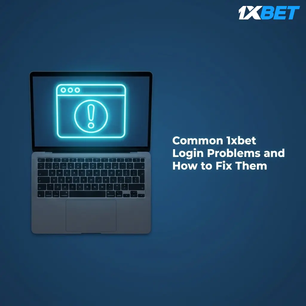 1xbet login problems and solutions table covering password reset, blocked accounts, 2FA issues, and page errors