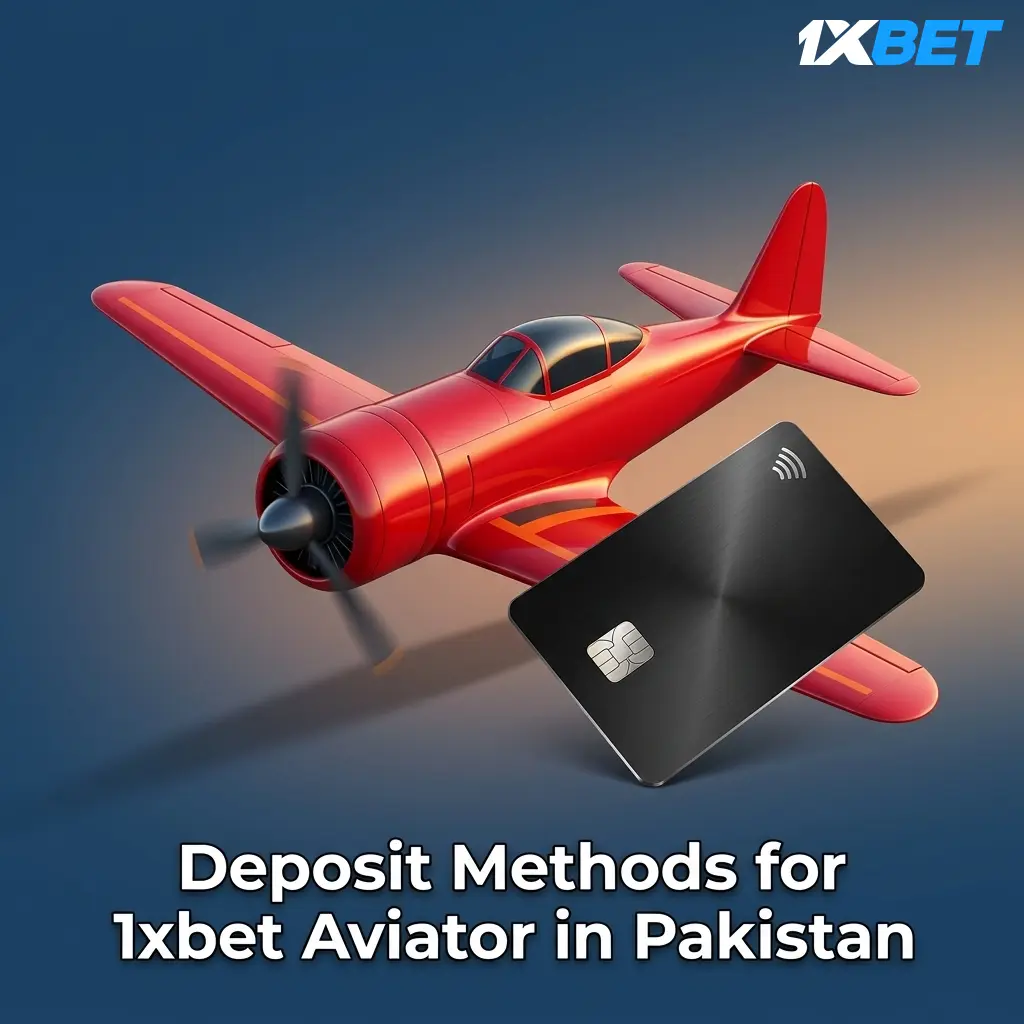 1xbet Aviator Pakistan deposit methods including Easypaisa, JazzCash, crypto, and bank transfer options