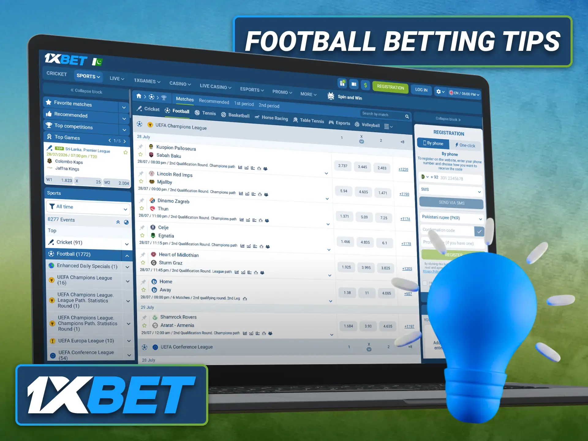 Learn useful football betting strategies with the 1xbet sportsbook for better decisions.