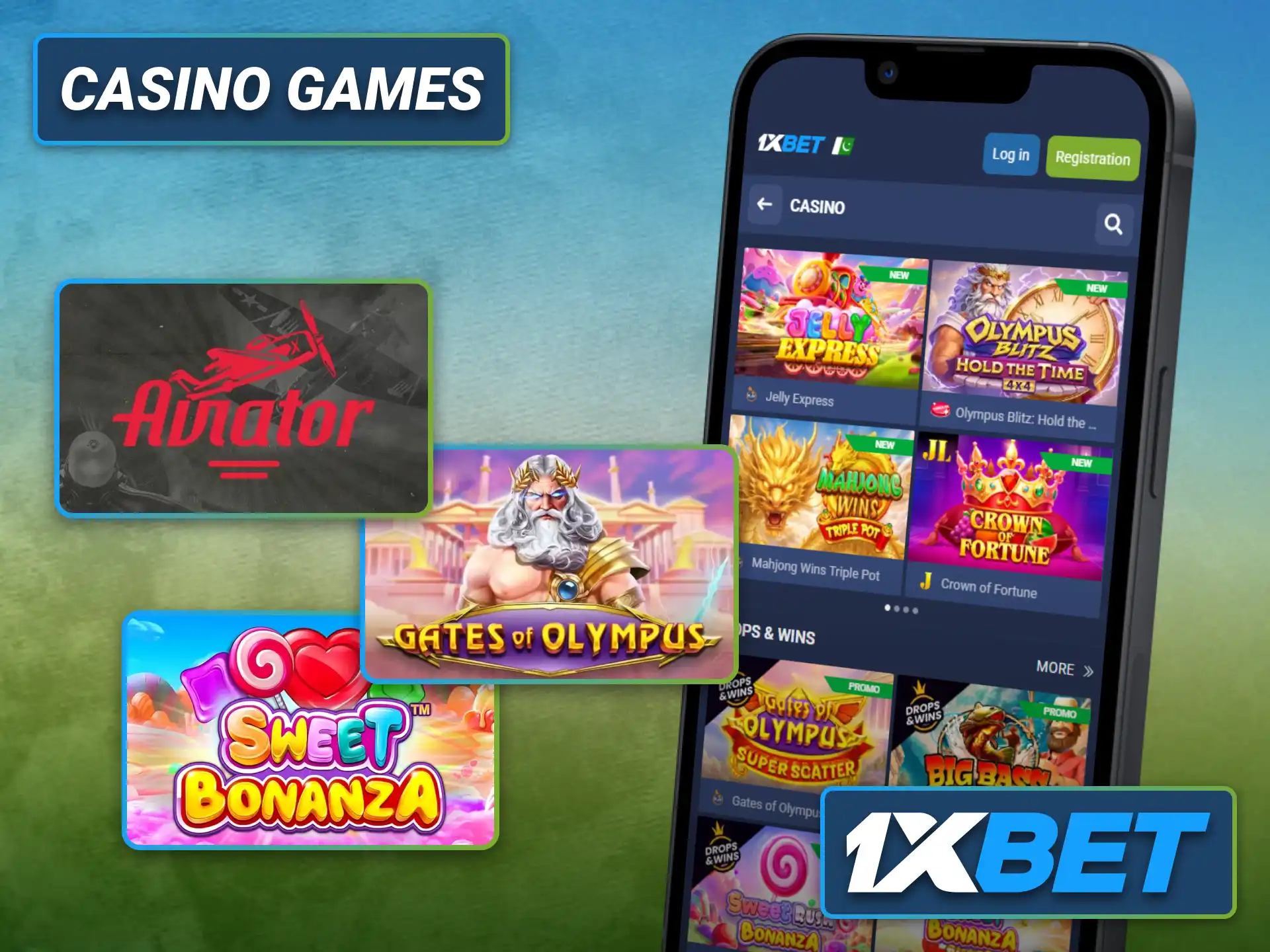 Enjoy casino entertainment through the 1xbet iOS app with thousands of games.