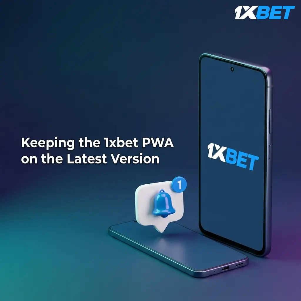 1xbet PWA automatically updates to the latest version on Android and iOS without manual downloads or app store visits