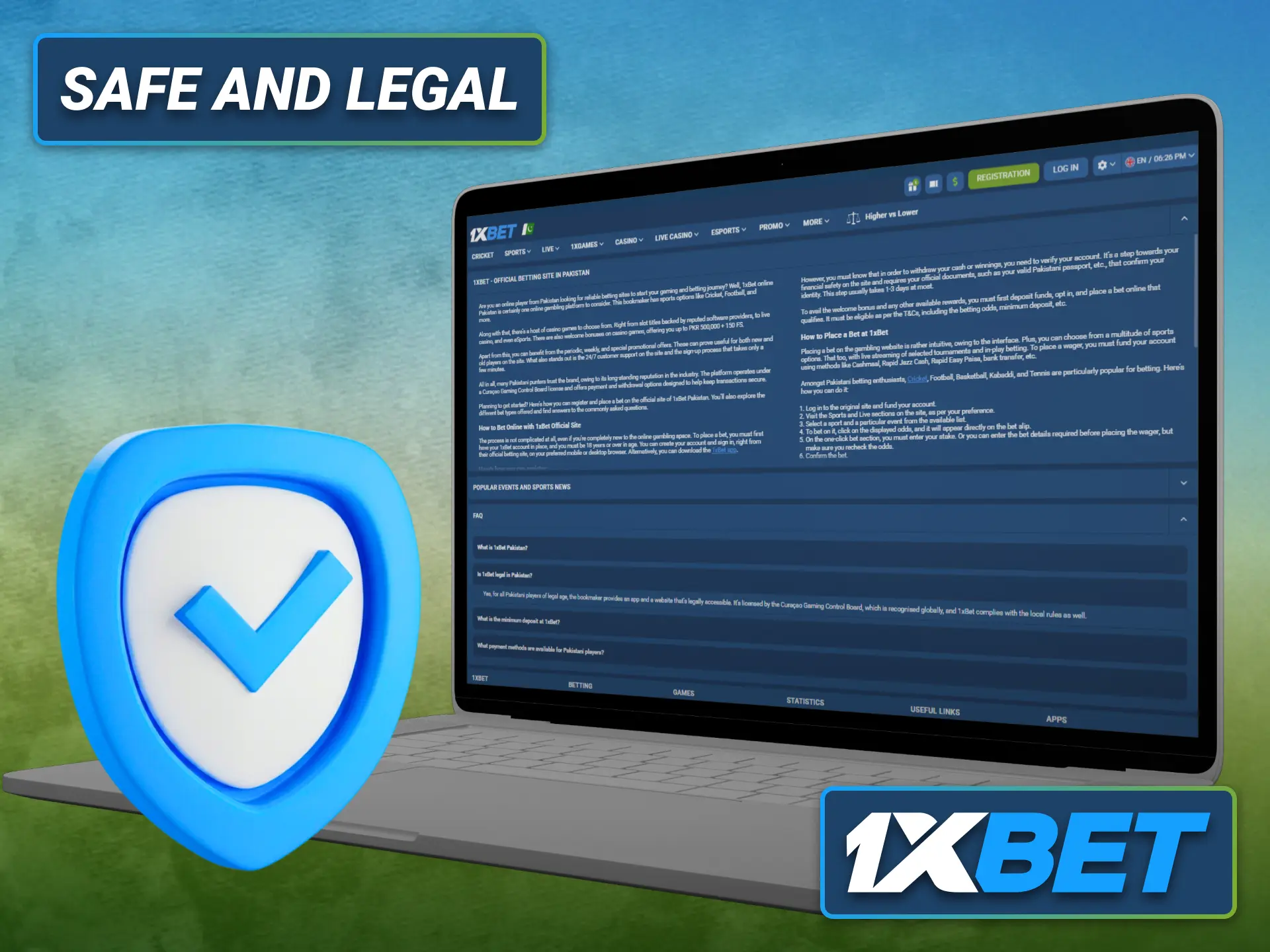 Learn whether 1xbet is safe and suitable for users in Pakistan.