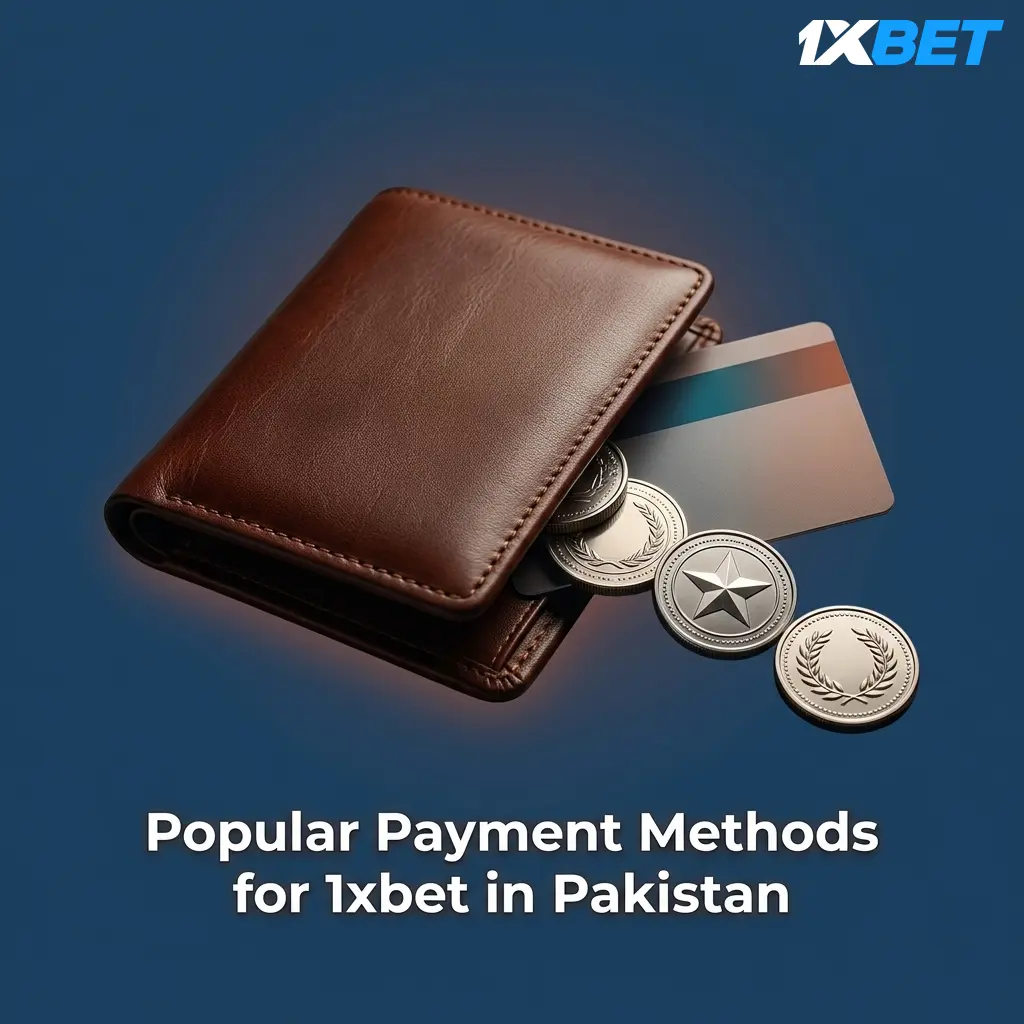 Popular 1xbet payment methods in Pakistan including Easypaisa, JazzCash, Nayapay, and Sadapay supporting PKR transactions