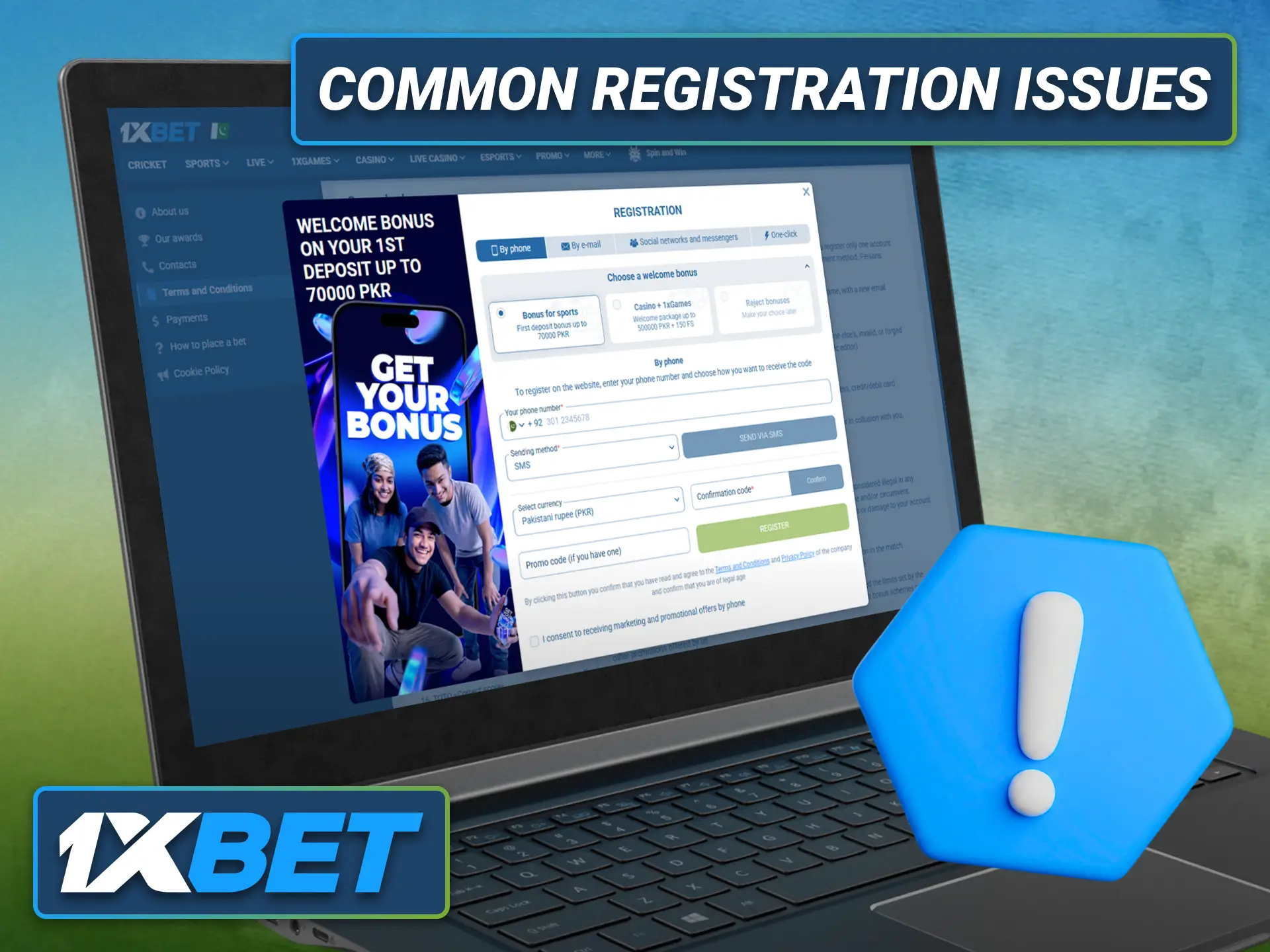 Resolve common 1xbet registration issues and complete account creation smoothly.