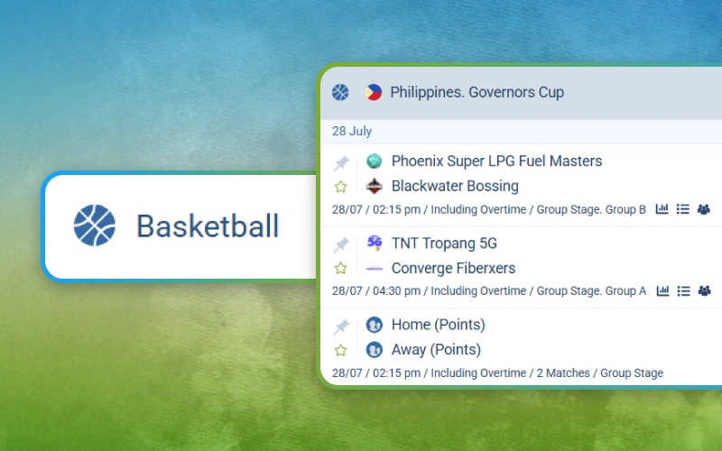 Place basketball bets using the 1xbet sportsbook from your preferred device.