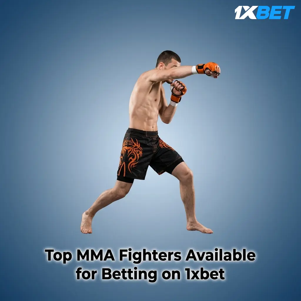 Top MMA fighters like Islam Makhachev, Jon Jones, and Alex Pereira available for betting on 1xbet in 2026