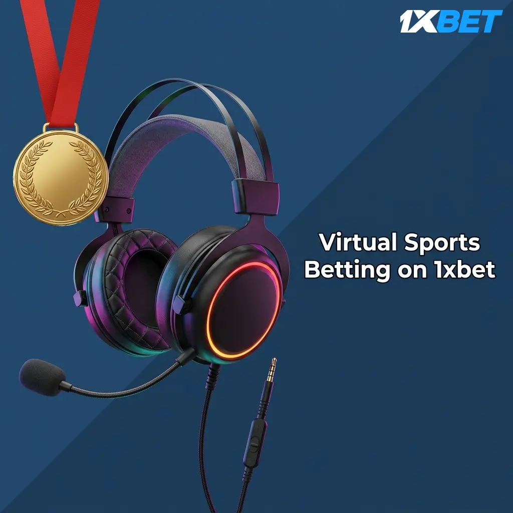 Virtual sports betting on 1xbet featuring football, horse racing, basketball, and tennis simulations available 24/7