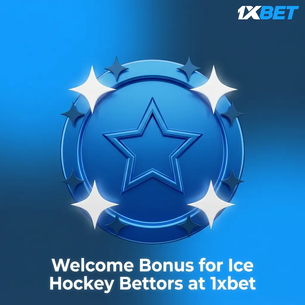 1xbet welcome bonus for ice hockey bettors offering 100% match up to 10,000 PKR on first deposit